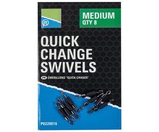 Вертлюг Preston Quick Change Swivels Medium