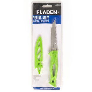 Ніж Fladen Fishing Knife Green Blister (28-17011B)