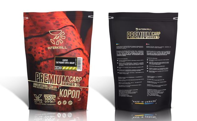 Принада INTERKRILL PREMIUM SERIES Короп-Тигровий горіх-Імбир 1кг
