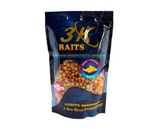 Прикормка 3KBaits Зерновий Мікс Горох банан 0.5кг