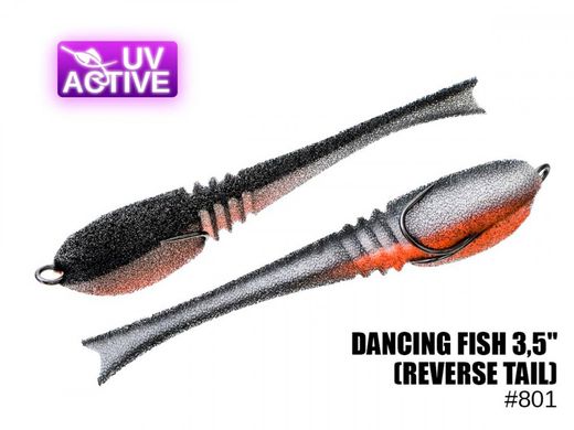 Поролонова рибка ПрофМонтаж 801 Dancing Fish 3,5",(reverse tail),