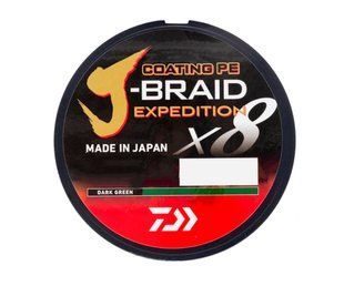 DAIWA Шнур J-Braid Exped. X8E 0.16mm-150m d. green
