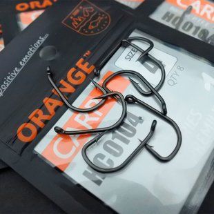 Гачки ORANGE Carp Premium Series 1, колір teflon, розмір №4, в уп. 8шт