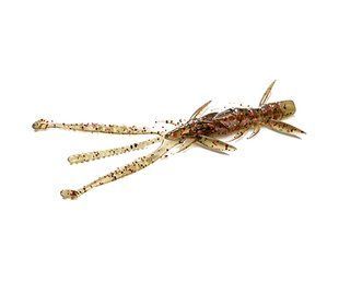 Силікон FishUp Shrimp 3" (9шт), #045 - Green Pumpkin/Red & Black