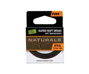 FOX Повідковий матеріал Naturals Soft Braid hooklength 20m 25lb