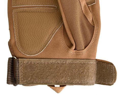 Рукавички тактичні Flagman з захистом Khaki XL