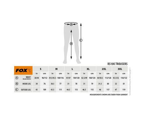 Штани Fox LightWeight Camo RS 10K Trouser XL