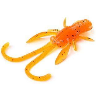 Силікон FishUp Baffi Fly 1.5" (10шт), #049 - Orange Pumpkin/Black